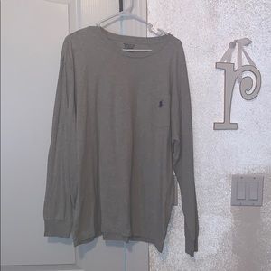 Polo Ralph Lauren Grey Long Sleeve Tee